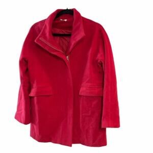 Barney's Red Wool Coat